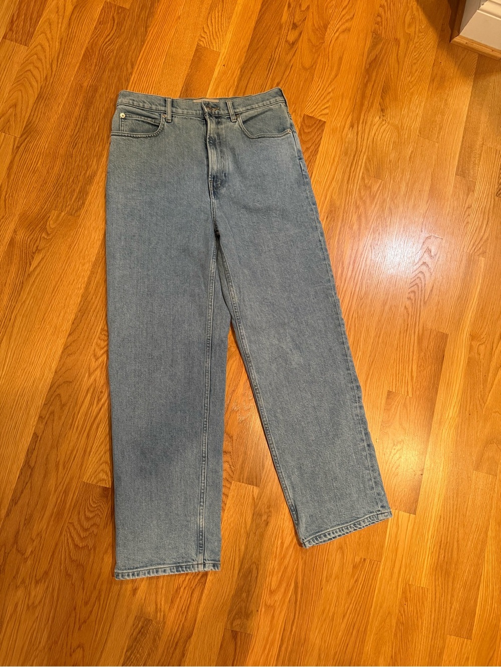 Everlane Light Blue Straight-Leg Jeans